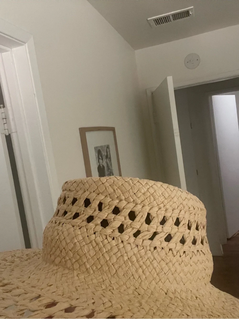 Universal thread target Woven Straw Sun Hat - Natural